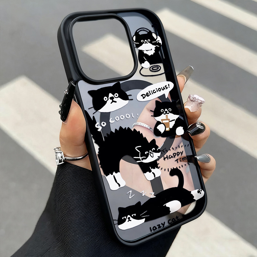 Phone Cases With Magsafe - Śmieszne etui na telefon z czarnym
