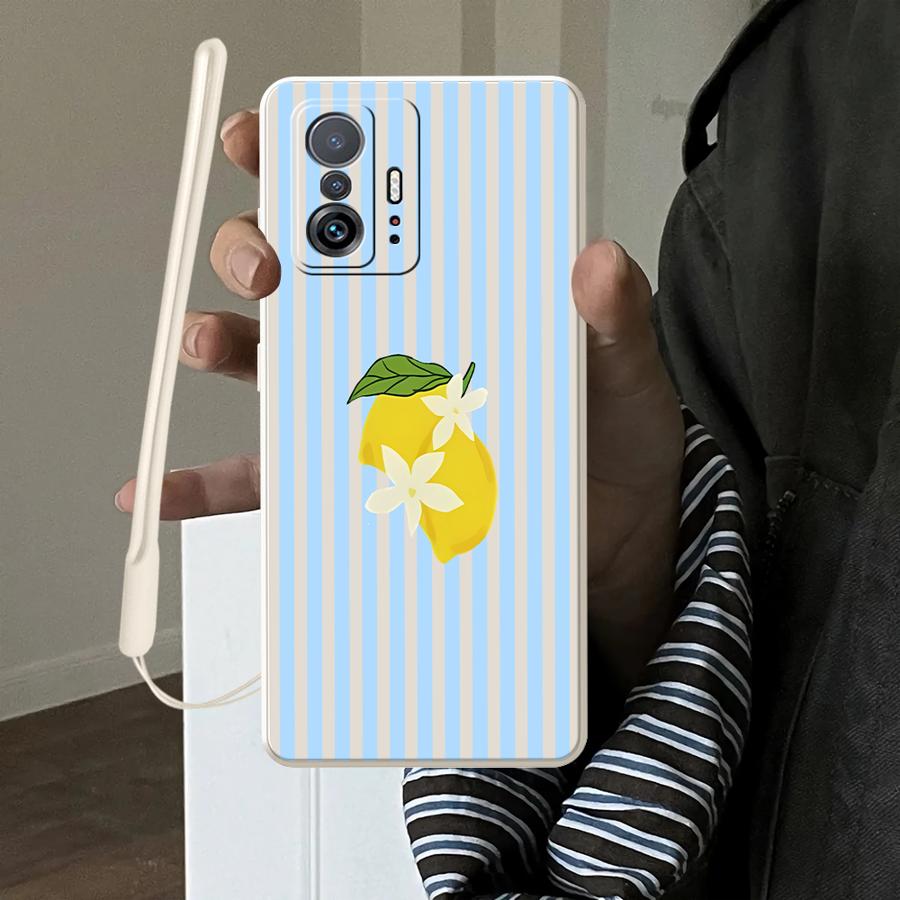 Phone Cases For Iphone 11 - Etui z wzorem w paski Lemon