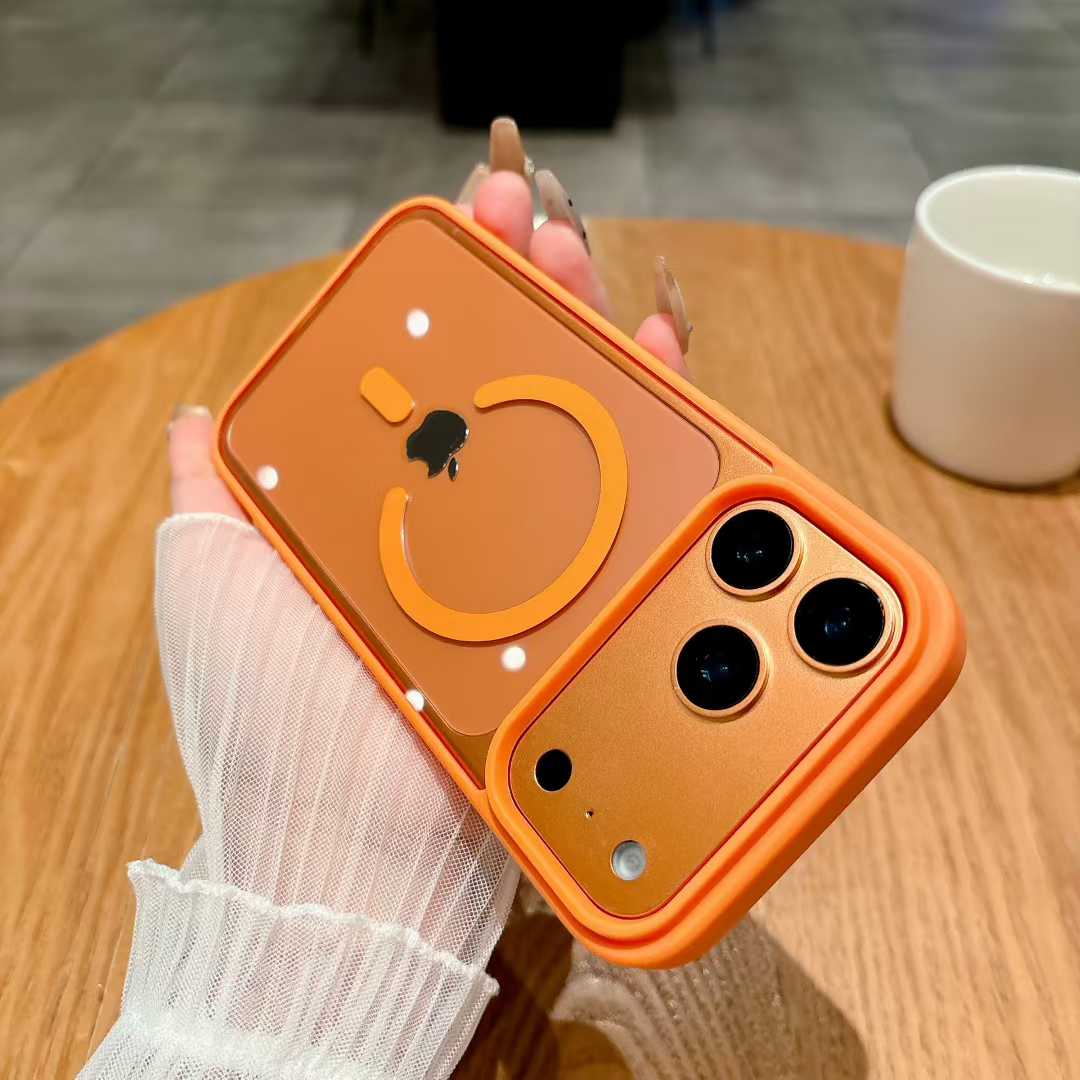 Phone Cases Orange - Pomarańczowe etui magnetyczne z MagSafe do