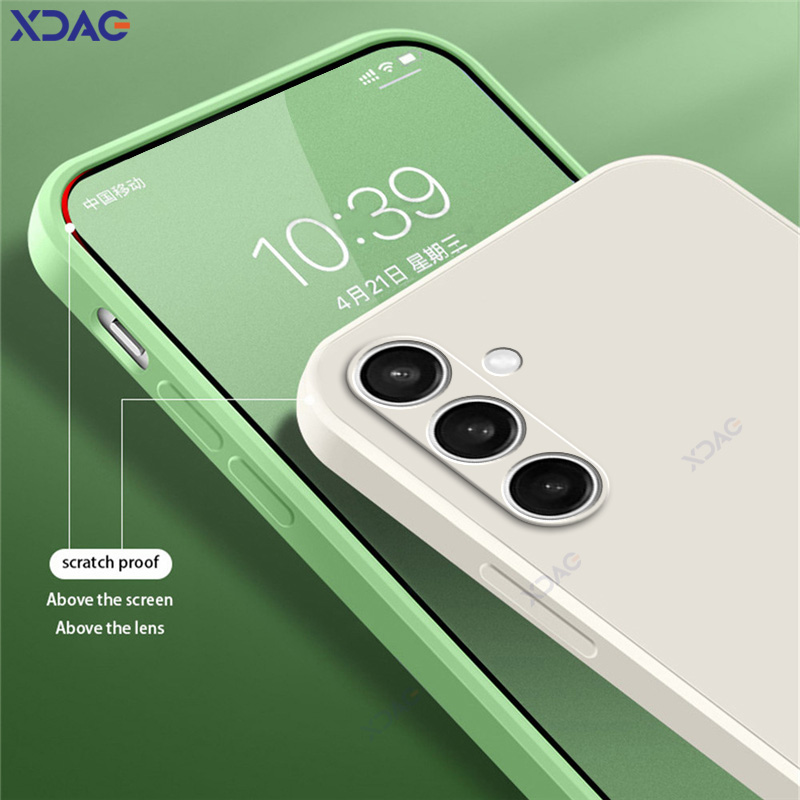 Silicone Liquid Case - Dwuwarstwowe etui ochronne 360° na telefon