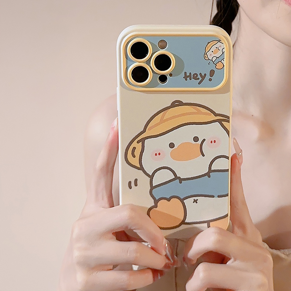 Phone Cases Xs Max - Koreańskie etui na telefon z żółtą
