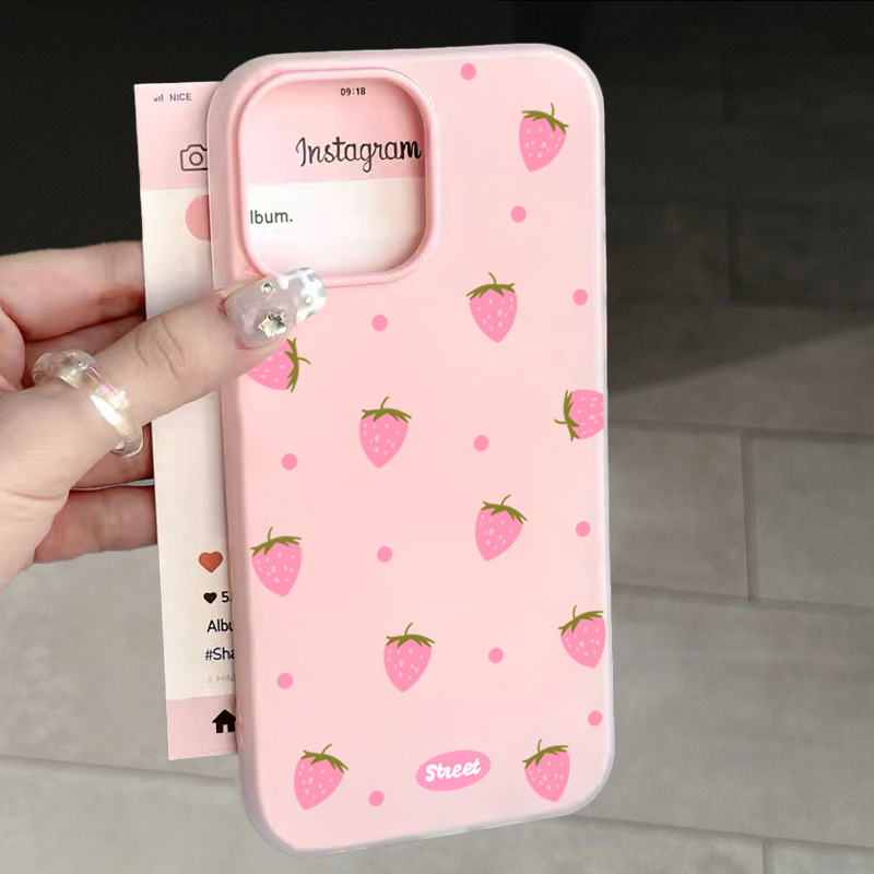 Phone Cases Xs Max - Słodkie różowe etui na telefon z