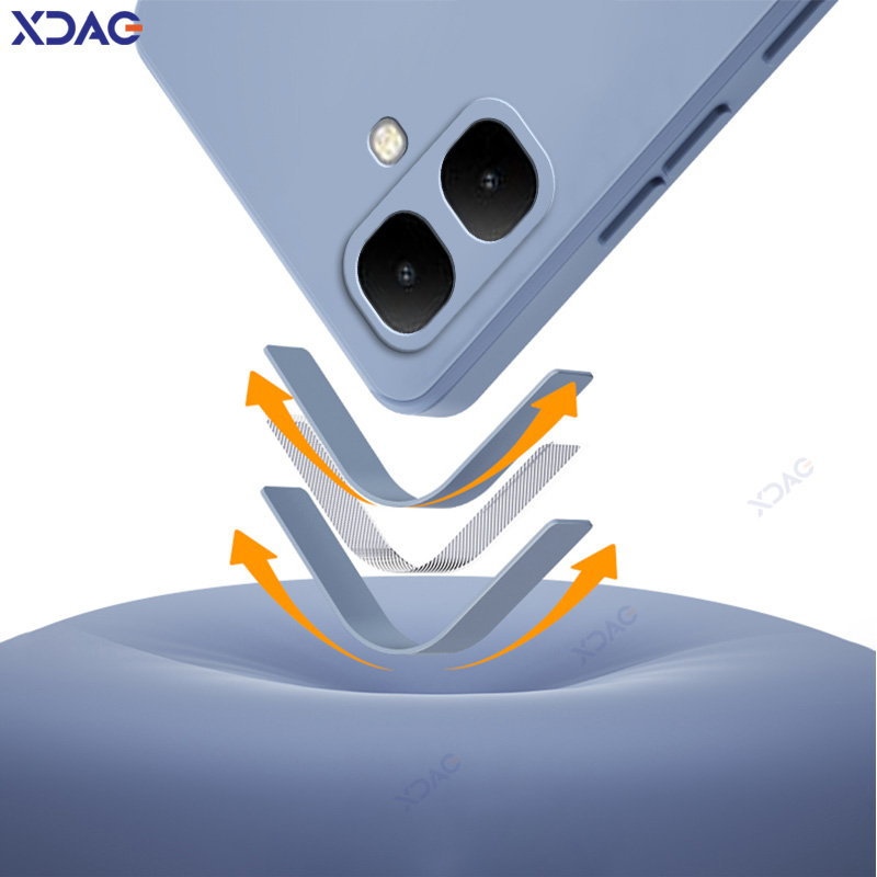 Silicone Liquid Case - Luksusowe etui na telefon Infinix Smart