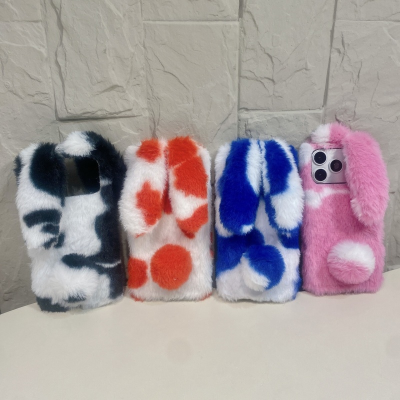 Phone Cases Iphone 17 - Urocze futrzane etui na telefon z