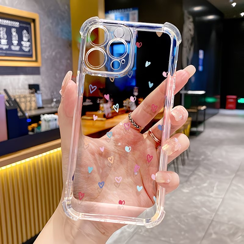 Phone Cases Iphone 17 - Przezroczyste etui na telefon z kolorowymi