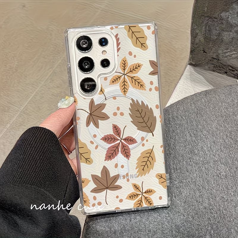 Etui na telefon z wzorem liści – Phone Cases With Magsafe recenzja i cena