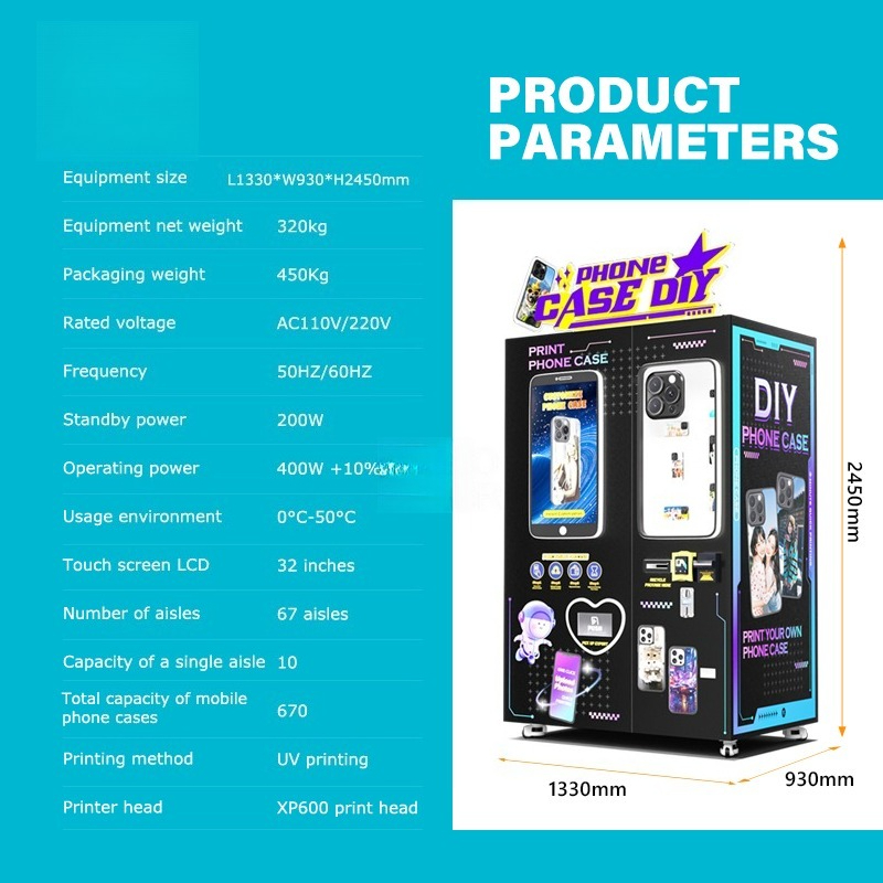Nowa Dostawa Drukarka do Obudó – Phone Cases Vending Machine recenzja i cena