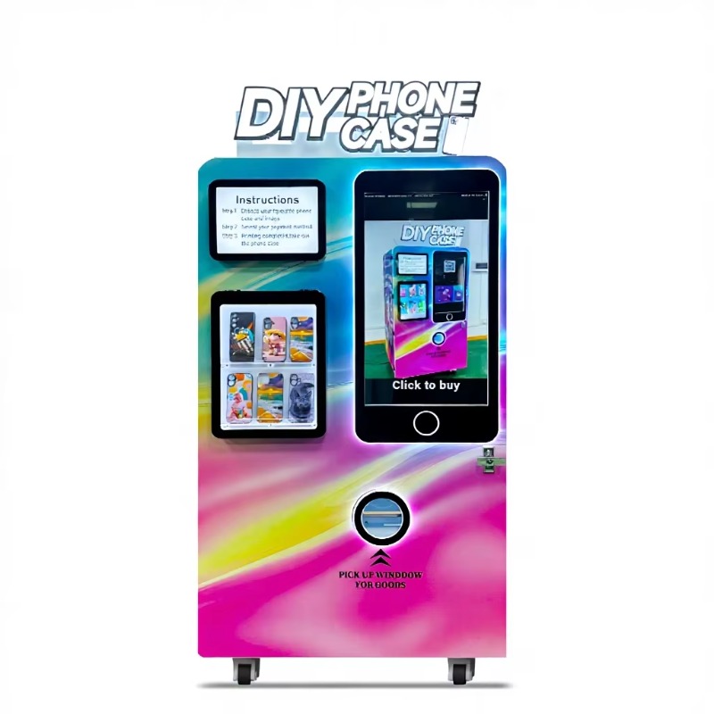 Automat do drukowania na obudo – Phone Cases Vending Machine recenzja i cena